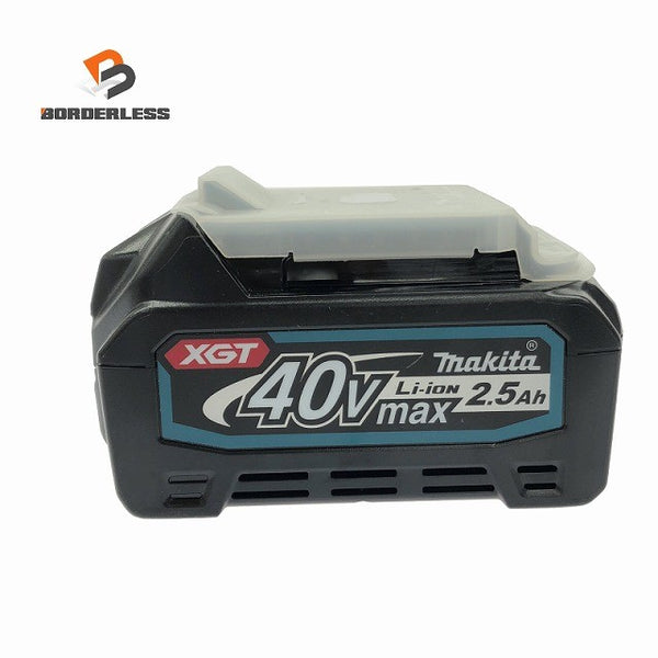 ☆中古品 充電回数3回☆makita マキタ 40Vmax 2.5Ah 純正 リチウムイオンバッテリー BL4025 リチウムイオン電池 蓄電池 充電池129571 - 1
