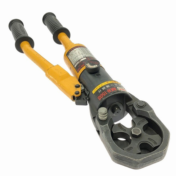 ☆中古品☆LOBSTER ロブスター 手動油圧式 圧着工具 AKH-150S 本体+ダイス4個+ケース付 手動式 圧着機 ロブテックス エビ133773 - 5