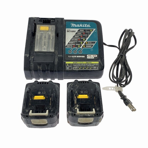 ☆中古品☆makita マキタ 14.4V 充電式インパクトドライバー TD130D バッテリ2個(3.0Ah) 充電器 ケース付 コードレス バッテリー式131325 - 9