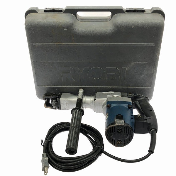 ☆中古品☆RYOBI リョービ 100V コンクリートハンマー CH-465 ケース付き 電動ハンマー 斫り機 はつり機 ハツリ機135787 - 3