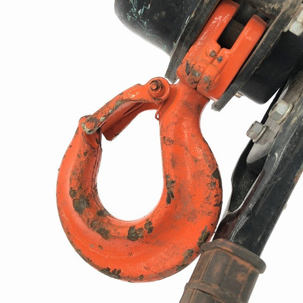 ☆中古品☆ELEFHANT 象印 エレファント 強力レバーホイスト YA-320 3.2TON 3.2ton 標準揚程1.5ｍ チェーンレバーブロック - 8