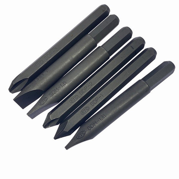 ☆中古比較的綺麗☆KTC 京都機械工具 インパクトドライバセット SD6 ビット6本付 手動式 インパクトドライバーセット131931 - 10