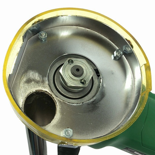 ☆極美品☆ HIKOKI ハイコーキ 100mm 電子ディスクグラインダ 細径 ブレーキ付 G10BYE2 紅蓮 集じんカバー付き 電動工具 研磨 研削117739 - 6