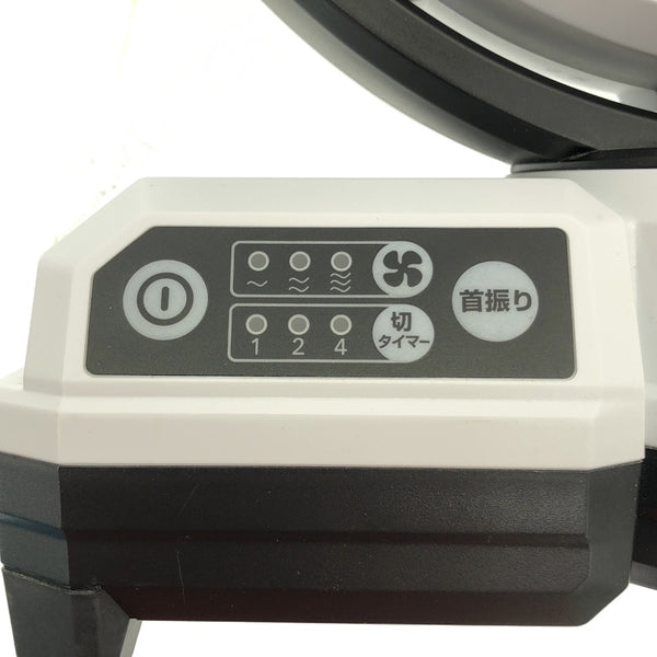 ☆美品☆makita マキタ 14.4V/18V/100V 充電式ファン CF203D 白/ホワイト 本体＋ACアダプタ付 コードレス 扇風機 送風機118020 - 7