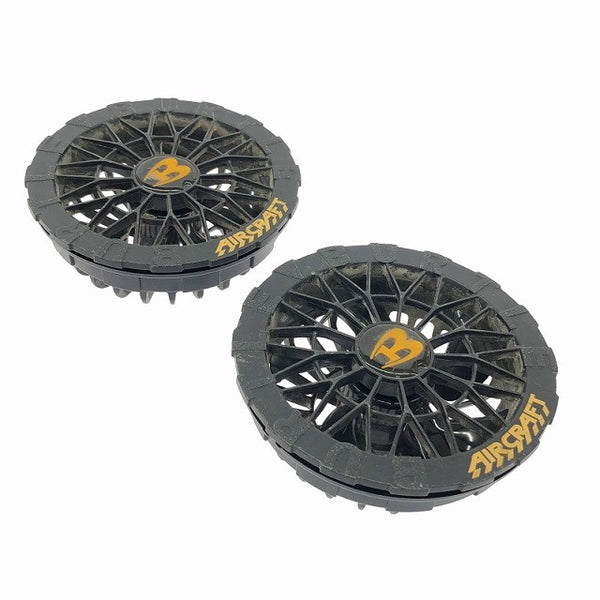 ☆中古品セット☆BURTLE バートル 24V エアークラフト用バッテリー AC09 ゴールド ファンユニット AC09-1 黒 2025年モデル118254 - 3