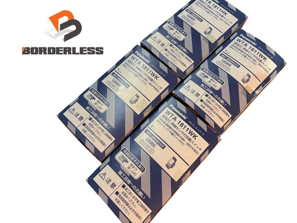 ☆未使用品 4個☆ Panasonic パナソニック 壁取付 熱線センサ付自動スイッチ LED WTA1811HK WTA1811WK - 1