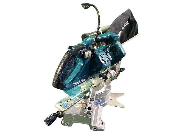 ☆中古品☆makita マキタ 18V 165mm 充電式スライドマルノコ LS610D 青/ブルー 本体のみ 丸鋸/マルノコ/丸ノコ - 5
