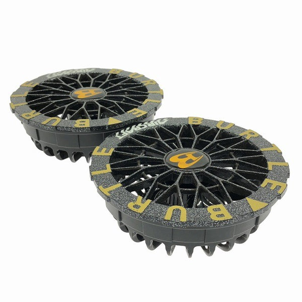 ☆極美品セット☆BURTLE バートル 30V エアークラフト専用バッテリー AC10(メタリックレッド) ファン AC10-2(メタリックゴールド)132959 - 3