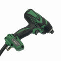 ☆中古品☆HITACHI 日立工機 100V インパクトドライバー WH12VE 緑/グリーン ケース付 コード式 電動工具 - 5
