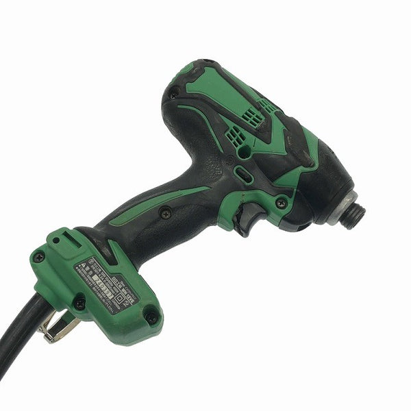 ☆中古品☆HITACHI 日立工機 100V インパクトドライバー WH12VE 緑/グリーン ケース付 コード式 電動工具 - 5