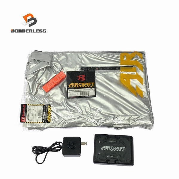 ☆中古品☆BURTLE バートル エアークラフト 24V バッテリー AC09 充電器 未使用AC半袖ブルゾン AC2096HBL 限定色 L136202 - 1