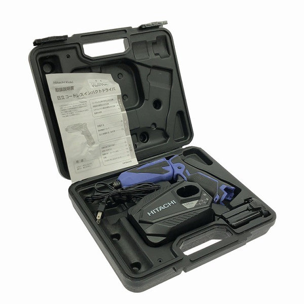 ☆中古品☆HITACHI 日立工機 7.2V コードレスインパクトドライバ FWH7DL バッテリ1個 充電器 ケース付 電動工具 締め付け132305 - 2