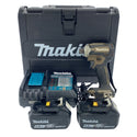 ☆中古品☆makita マキタ 18V 充電式インパクトドライバー TD171D 茶色/ブラウン バッテリ2個(6.0Ah5.0Ah) 充電器 ケース付118059 - 3