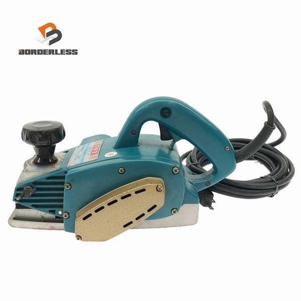 ☆中古品☆makita マキタ 100V 110mm 曲面カンナ 1003B-A コード式 電気カンナ 電動かんな 反りかんな 曲面かんな 電動工具131093 - 1