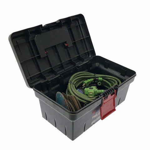 ☆中古品☆HiKOKI ハイコーキ 100V 100mm ディスクグラインダ FG10SS2 電動工具 延長コードオマケ付き 研削130384 - 0