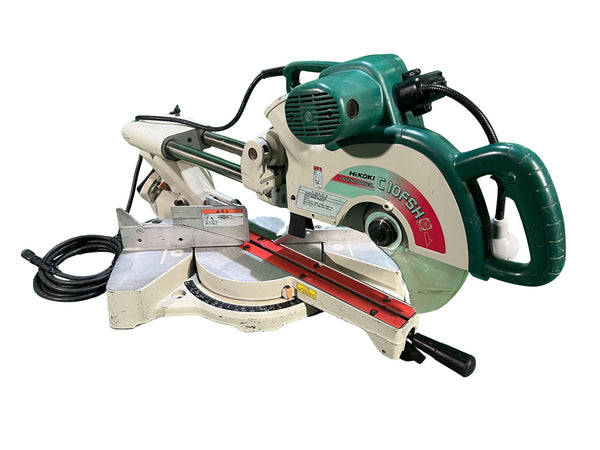 ☆中古品☆HIKOKI ハイコーキ 260mm 卓上スライド丸ノコ C10FSH ライト＋レーザー付 スライド丸のこ 切断機 電動工具 日立 HITACH121894 - 2