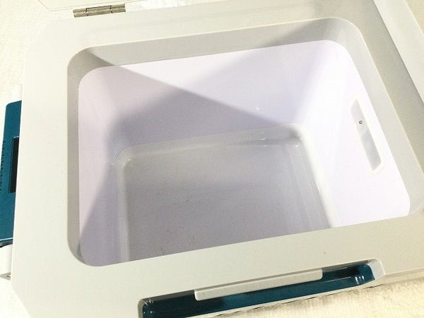 ☆中古品☆makita マキタ 40Vmax/18V/100V 充電式保冷温庫 CW001G 青 本体＋ACアダプタ付 コードレス冷温庫 アウトドア キャンプ134573 - 7