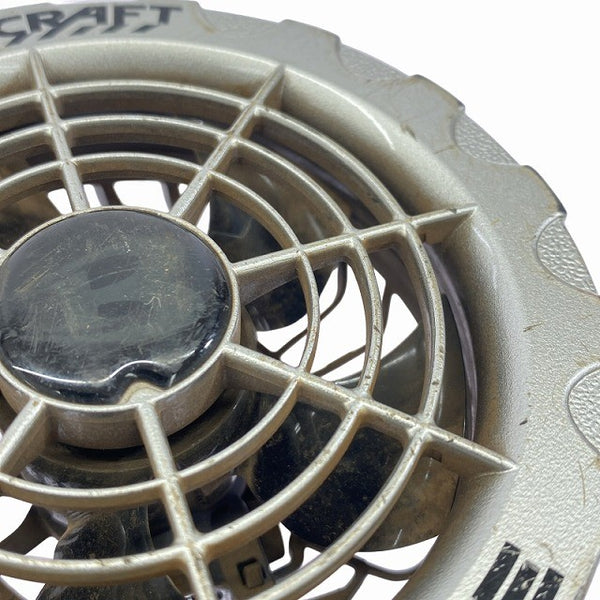 ☆中古品☆BURTLE バートル 空調作業服用バッテリー AC08-22V ファンユニット AC370/371 充電ケーブルセット 暑さ対策 - 6