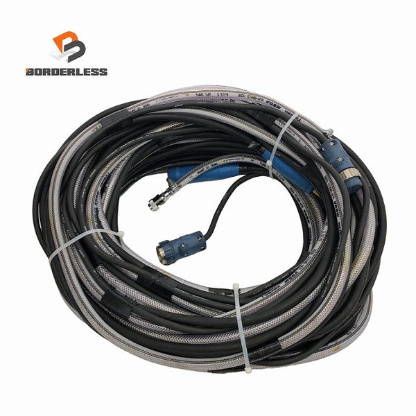 ☆極美品☆堺電業 TIG用 延長ケーブル 20m 22sq/22スケ TIG溶接機用 TIG延長ケーブルセット パワーケーブル キャブタイヤケーブル134877 - 1
