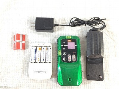 .☆中古品☆MAX マックス グリーンレーザ墨出器 LA-S801DG 受光器(LA-D5GNV) ケース付 グリーンレーザー墨出し器 - 10