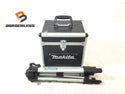 ☆中古品 makita マキタ 10.8V 充電式屋内･屋外兼用墨出し器 SK20GD 受光器 バッテリ1個 電池パック 三脚 ケース レーザー墨出し器125242 - 1