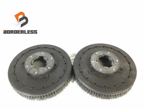 【未使用2個セット】ペンギンワックス？ イノベーター用 カーペットブラシ 15インチ/380mm 3つ爪 ポリッシャー用 洗浄ブラシ113824