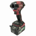 ☆中古品☆HiKOKI ハイコーキ コードレスインパクトドライバ WH36DD 赤 バッテリ2個(BSL36A18) 充電器(UC18YDL2)132579 - 4