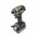 ☆極美品☆makita マキタ 18V 充電式インパクトドライバー TD173D オリーブ バッテリ1個(18V6.0Ah) 充電器付 コードレス116446 - 2