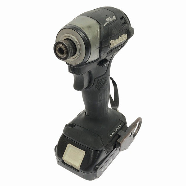 ☆中古品☆makita マキタ 18V 充電式インパクトドライバ TD173D 黒/ブラック バッテリー1個(18V 2.0Ah)付137537 - 2
