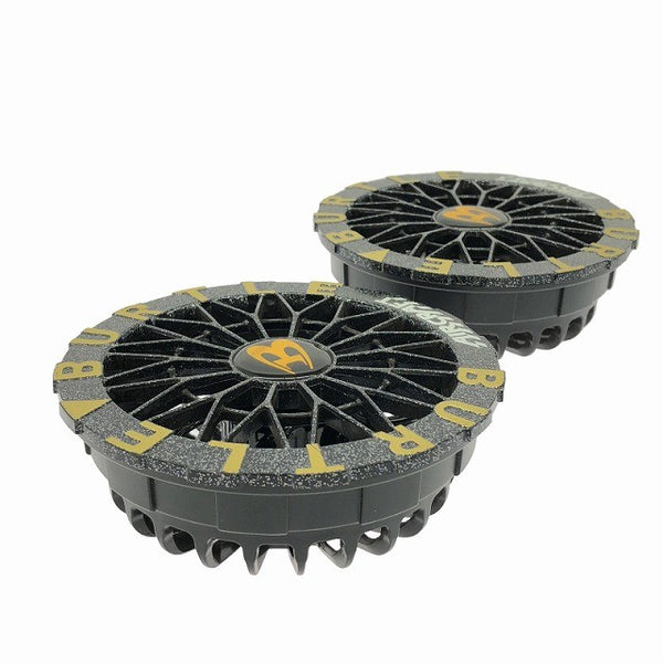☆極美品セット☆BURTLE バートル 30V エアークラフト専用バッテリー AC10(メタリックレッド) ファン AC10-2(メタリックゴールド)132959 - 2