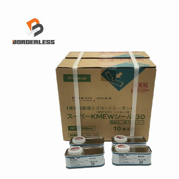 ☆未使用品20本セット☆Kmew 1成分変形シリコーンシーラント スーパーKMEWシール 30 1箱/10本×2 合計20本セット プライマー付117226 - 1