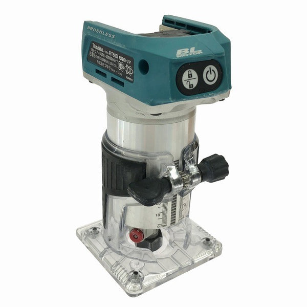 ☆中古品☆makita マキタ 18V 充電式トリマ RT50DZ コードレス トリマー/ルーター ダイヤル変速 木材加工 電動工具136604 - 3