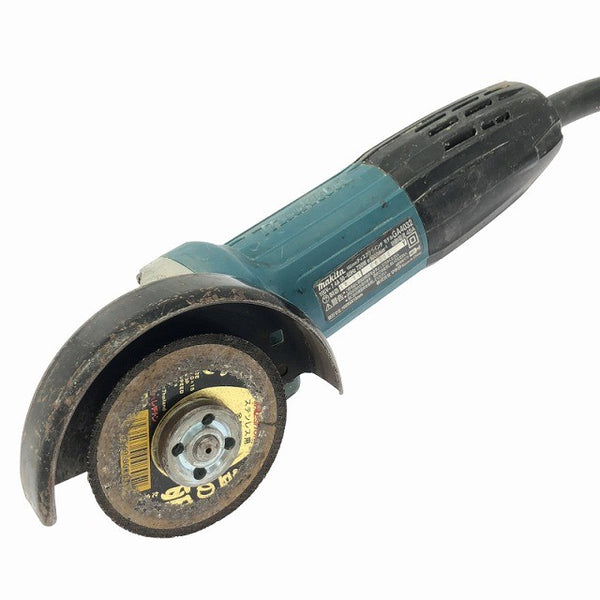 ☆中古品☆makita マキタ 100V 100mm ディスクグラインダー GA4032 コード式 ディスクサンダー 研磨 研削 切削 切断 電動工具129220 - 2