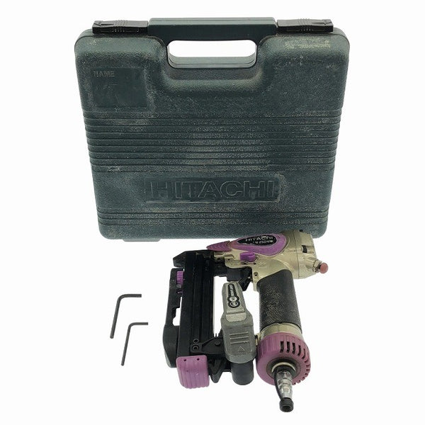 ☆中古品☆HITACHI 日立工機 常圧/一般圧 エアタッカー N2504M ケース付 ステープル幅4mm 長さ25mm エアータッカー エア工具 - 3