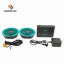 ☆中古品セット☆BURTLE バートル 30V エアークラフト専用バッテリー AC-10 黒 ファンユニット AC10-2 マーリン 2026年モデル136891 - 1