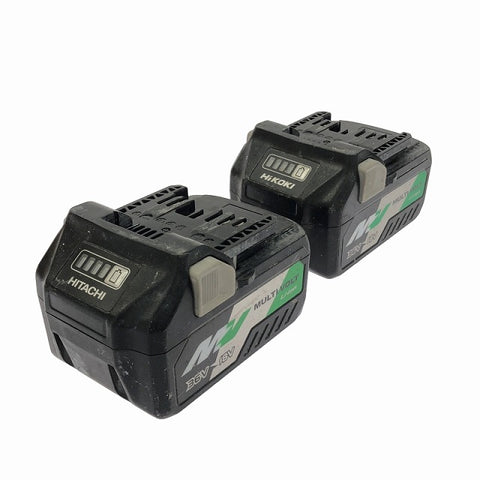☆中古品2点セット☆HiKOKI ハイコーキ 36V 2.5Ah 純正 マルチボルトバッテリー BSL36A18 リチウムイオンバッテリー 蓄電池 - 0