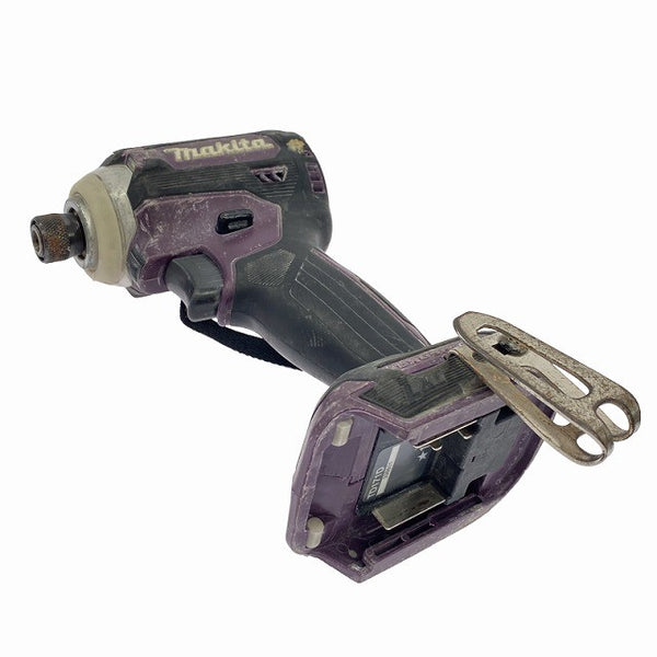 ☆中古品☆makita マキタ 18V 充電式インパクトドライバー TD171D パープル/紫 コードレス 締付け 電動工具131358 - 2