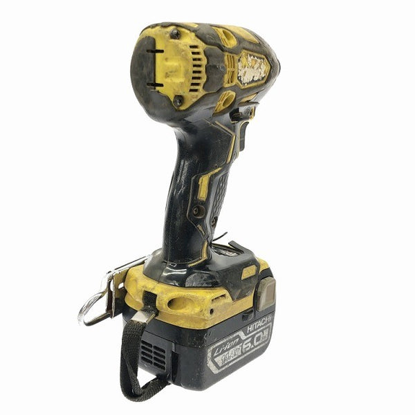 ☆中古品☆HITACHI 日立工機 14.4V コードレスインパクトドライバー WH14DDL2 バッテリー2個(14.4V 6.0Ah)充電器 ケース付 - 6