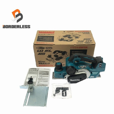 ☆未使用品☆makita マキタ 18V 82mm 充電式カンナ KP181DZ 本体のみ コードレス 電気カンナ 電動かんな 研削 116066