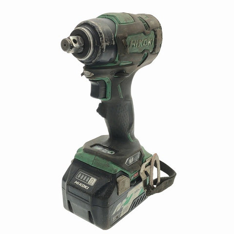 ☆中古品☆HiKOKI ハイコーキ 36V コードレスインパクトレンチ WR36DC バッテリー2個 充電器付き 電動工具 締め付け120702 - 0