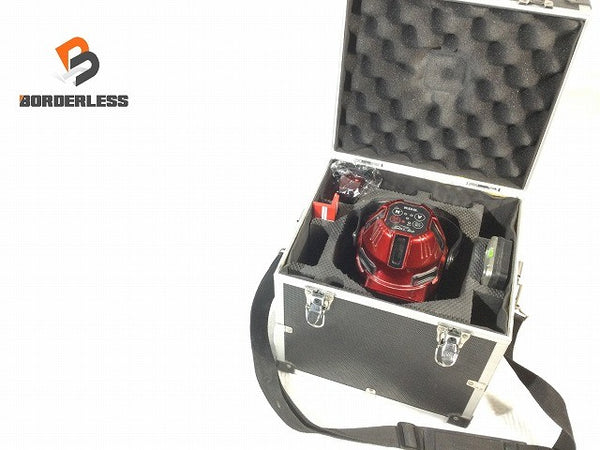 ☆中古品☆ KDS ムラテック レーザー墨出し器 DSL-92 電子正準 高輝度 フルライン 受光器 LRV-4 ケース付 ゴーグル付117828 - 1