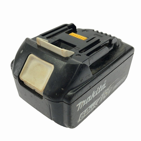 ☆中古品※22回☆makita マキタ 18V 6.0Ah 純正 リチウムイオンバッテリー BL1860B 雪マーク 急速充電対応 残量表示付 蓄電池128920 - 2