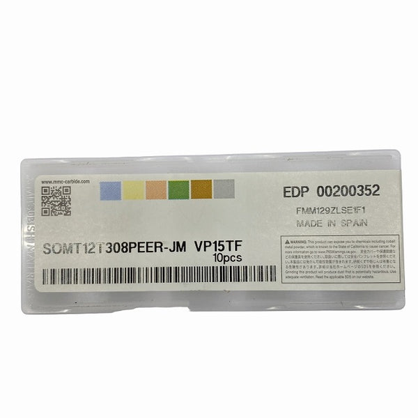☆未使用品3箱セット☆MITSUBISHI 三菱 カッタ用インサート SOMT12T308PEER-JM 1箱(10個)×3 サーメット 旋盤 仕上げ - 6