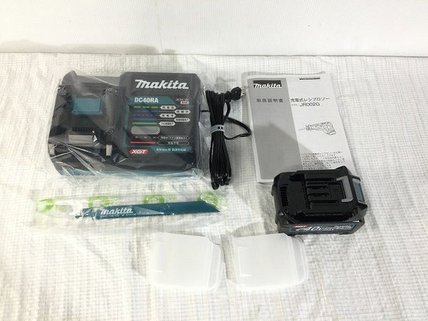 ☆未使用品☆makita マキタ 40Vmax 充電式レシプロソー JR002GRDX バッテリ2個(2.5Ah) 充電器 ケース付 コードレスセーバソー134044 - 10