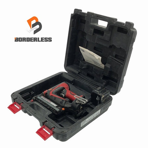 ☆中古品☆MAX マックス 充電式ピンネイラ TJ-35P3 バッテリ1個(18V 5.0Ah) ケース付