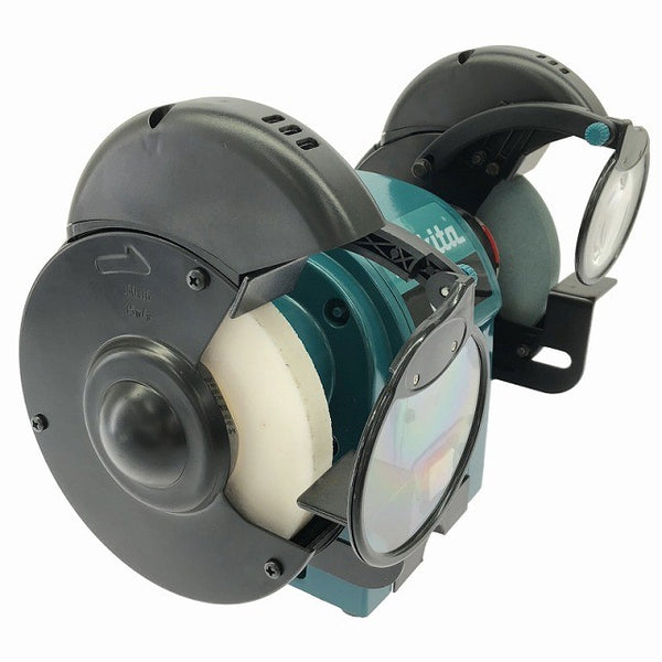 ☆中古美品☆makita マキタ 100V 150mm 卓上グラインダー GB602 ベンチグラインダー 両頭グラインダー 刃物研磨機137406 - 2