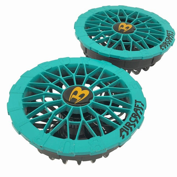 ☆中古品セット☆BURTLE バートル 30V エアークラフト専用バッテリー AC-10 黒 ファンユニット AC10-2 マーリン 2026年モデル136891 - 2