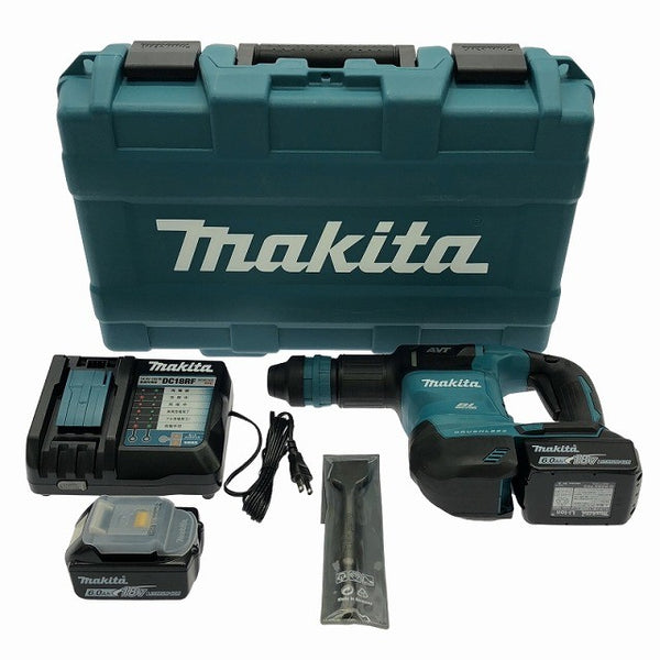 ☆未使用品☆makita マキタ 18V 充電式ケレン HK180DRGX バッテリー2個(18V 6.0Ah) 充電器 ケース付 コードレス 剥離 剥がし - 3