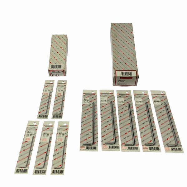 ☆未使用品138本セット☆PB スイスツールズ ロング六角棒レンチ 0.89mm～6mm 六角レンチ L字型レンチ ハンドツール110859 - 7