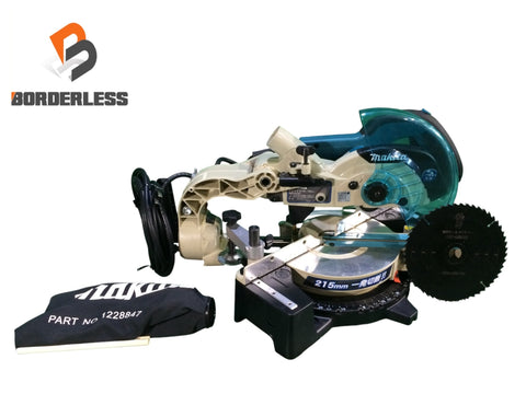 ☆中古美品☆makita マキタ 100V 165㎜ スライドマルノコ LS0611 卓上スライド丸ノコ ライト・レーザー無しモデル 木工 DIY118087